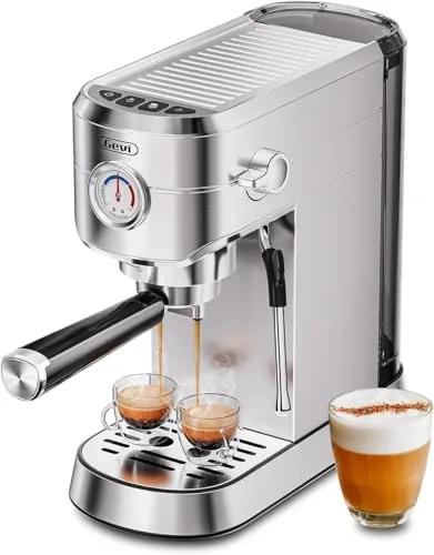 Gevi 20-Bar Espresso Machine with Steam Wand