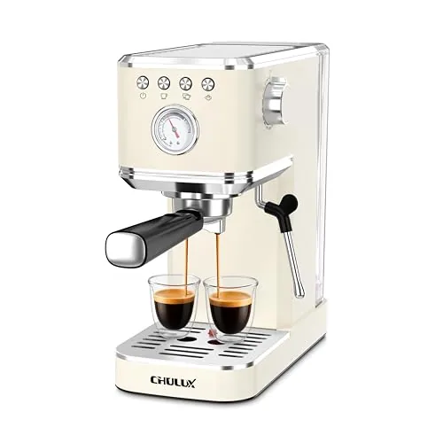 CHULUX Slim Espresso Machine with 20 Bar Pump