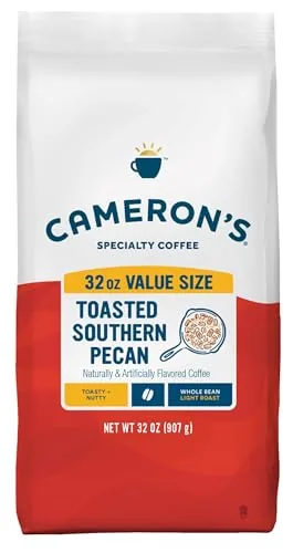 Cameron's Toasted Southern Pecan Whole Bean Coffee 32oz