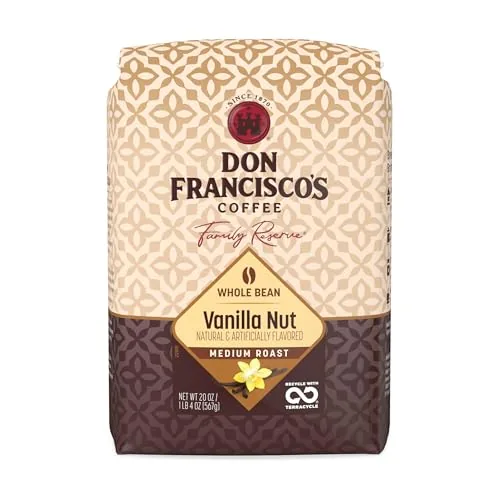 Don Francisco's Vanilla Nut Whole Bean Coffee 20 oz