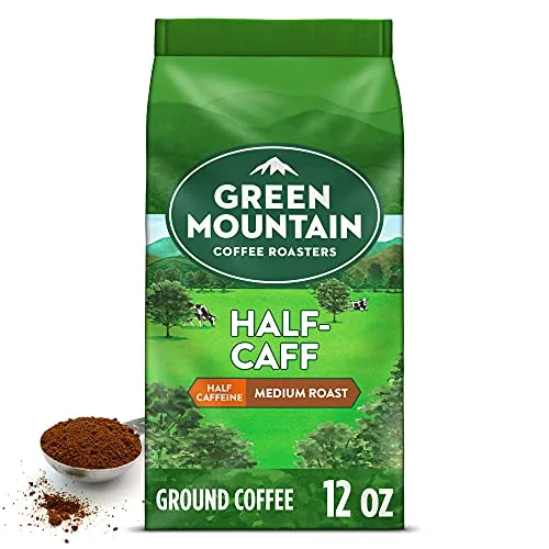 Green Mountain Half-Caff Ground Coffee 12 oz Medium Roast