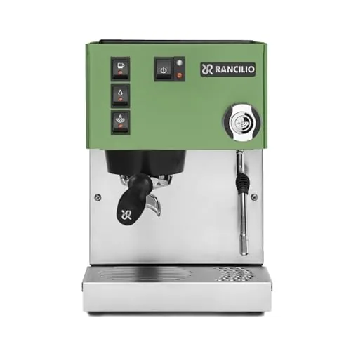 Rancilio Silvia Espresso Machine 58mm Single Boiler Sage Green