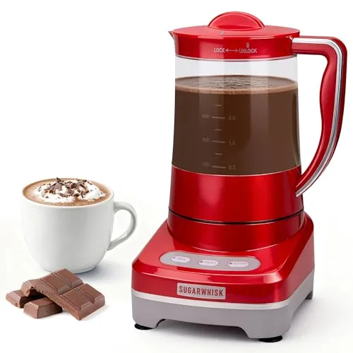 SugarWhisk 29 Oz Hot Chocolate Maker with Frother