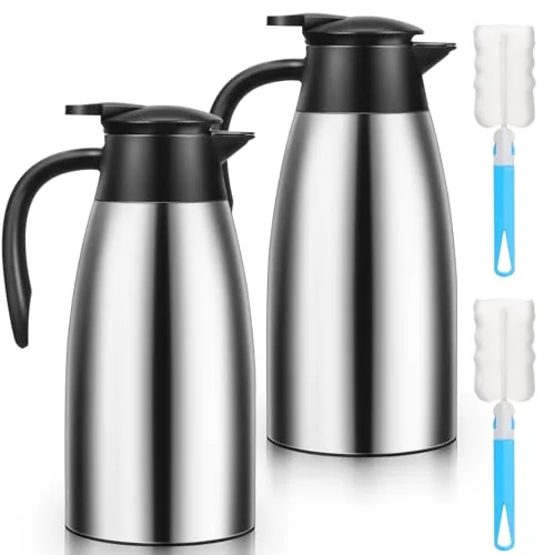 Essenya 68 OZ Stainless Steel Thermal Carafe 2-Pack