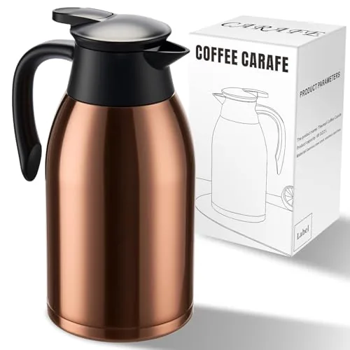 PARACITY 68oz Vacuum Insulated Stainless Steel Coffee Carafe