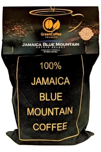 Green Coffee Traders Jamaica Blue Mountain City Roast 1LB