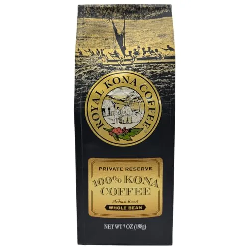 Royal Kona Private Reserve 100% Kona Whole Bean Medium Roast