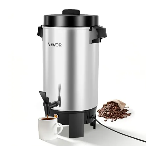 VEVOR 40-Cup Coffee Urn with Dripless Faucet