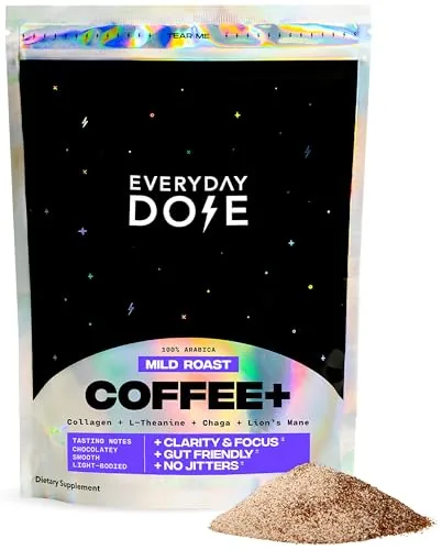 Everyday Dose Mushroom Coffee with Collagen and L-Theanine