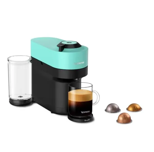 Nespresso Vertuo Pop+ Espresso Maker by Breville Aqua Mint