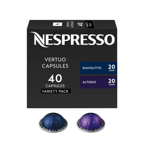 Nespresso Vertuo Espresso Bold Variety Pack 40 Pods
