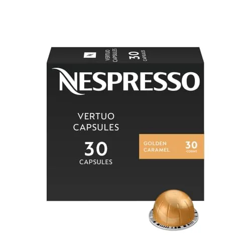 Nespresso Vertuo Golden Caramel Medium Roast 30 Pods