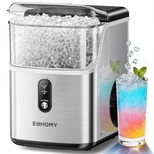 EUHOMY Nugget Ice Maker 35lb/24H Countertop