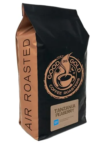 Good As Gold Tanzania Peaberry Medium Roast 5lb Whole Bean