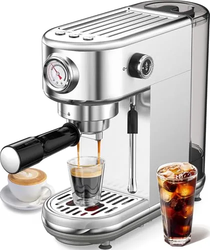 atatix Espresso Machine 20 Bar with Steam Wand