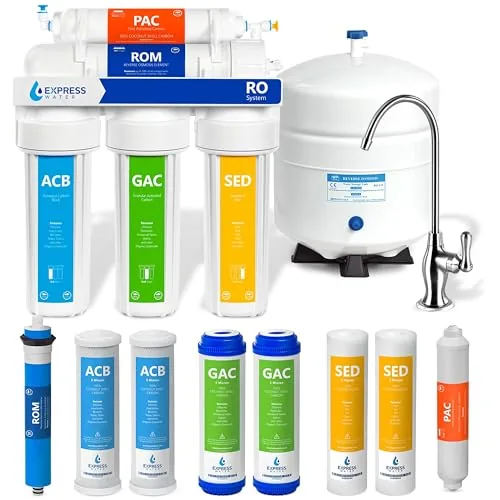 Express Water RO5DX 5-Stage Reverse Osmosis Filter 50GPD