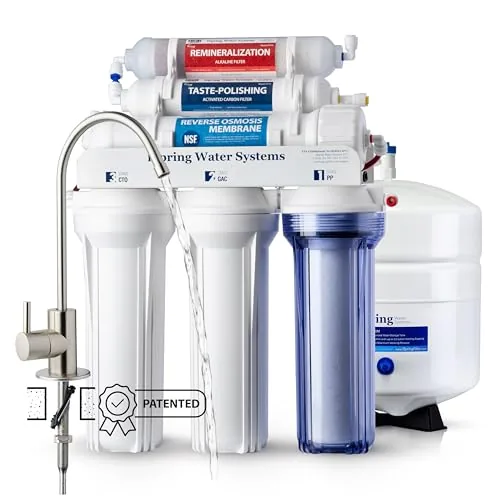 iSpring RCC7AK-BN 6-Stage Alkaline RO Filter System