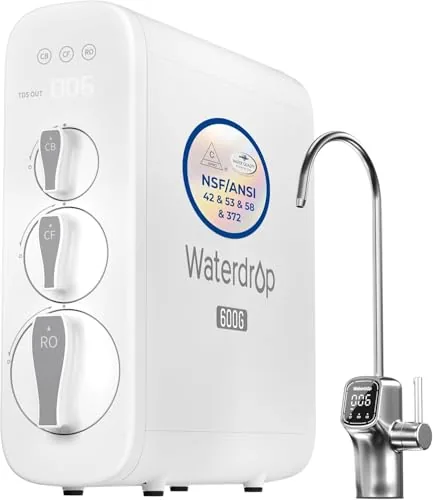 Waterdrop G3P600 600GPD Tankless RO System