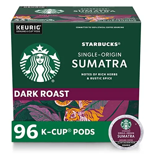 Starbucks Sumatra Dark Roast K-Cups 96-Pod Value Pack