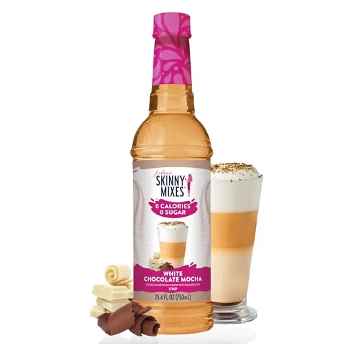 Jordan's Skinny Mixes White Chocolate Mocha Syrup 25.4oz