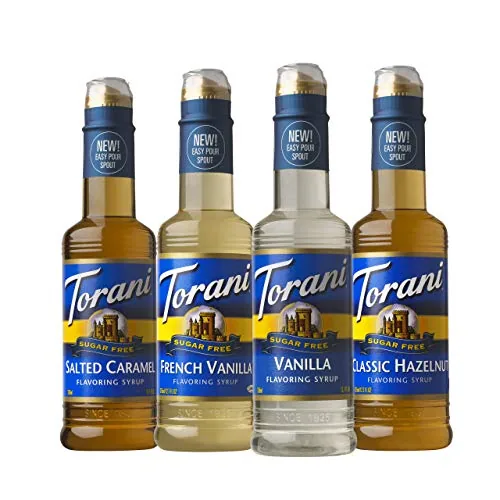 Torani Sugar Free Coffeehouse Syrup Variety Pack 4x12.7oz