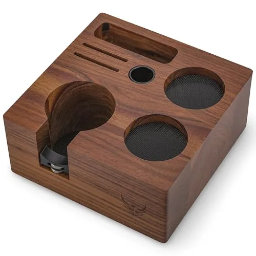 KNODOS Walnut Tamping Station 54mm for Breville