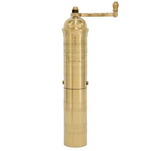 Alexander Home 10.5-Inch Brass Greek Coffee Mill