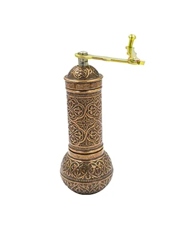 Bakir Concept Turkish Copper Manual Coffee and Spice Grinder
