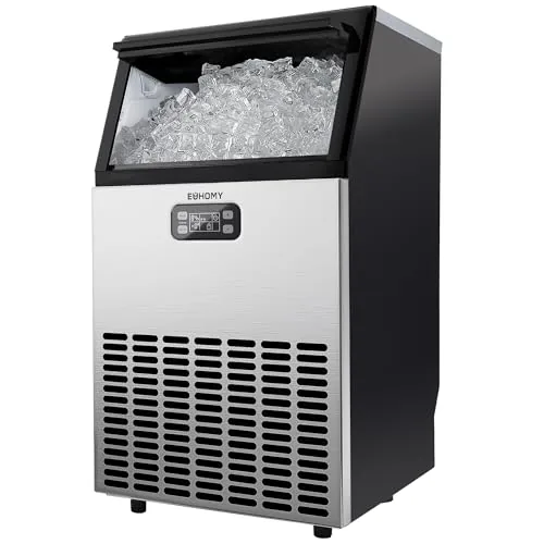 EUHOMY Commercial Under-Counter Ice Maker 100lbs/24H