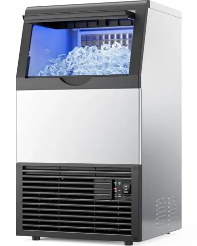 Mojgar 100lb/Day Undercounter Ice Maker with 33lb Storage