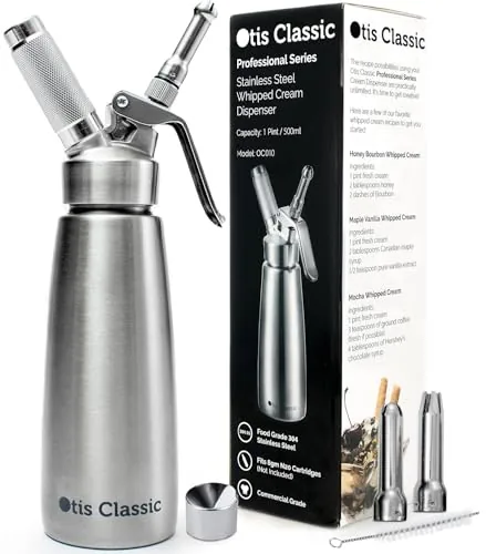 Otis Classic 304 Stainless Steel Whipped Cream Dispenser 500ml